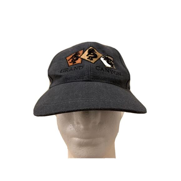 Grand Canyon Blue Adjustable Strapback Hat Fred Harvey Trading Company - Picture 1 of 10